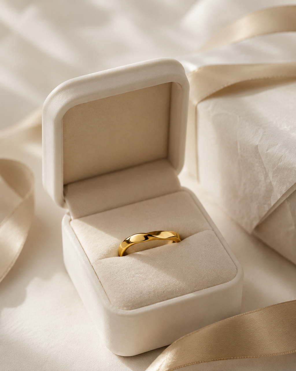 VEER RING IN GOLD VERMEIL