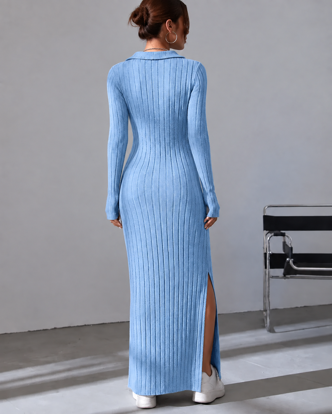 Sloane Ribbed Knit Maxi Dress